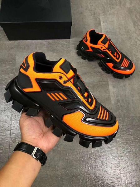

lates p cloudbust thunder lace up sneakers men low casual shoes 19fw capsule series color matching men's platform luxury sneakers mn08, Black
