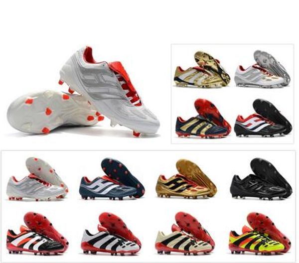 

classics predator accelerator electricity precision fg x beckham db zidane zz 1998 98 men soccer shoes cleats football boots size 39-45