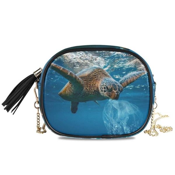 

small chain bags for women shoulder bag handbag turtle pattern purse evening crossbody bags for women with chain strap female