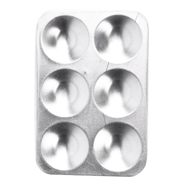 

color rectangle palette model mix color toning tray with 6 slot