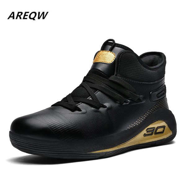 

2019 spring and autumn new trend pu comfortable men's casual shoes fashion solid color wear thick bottom low men's shoes, Black