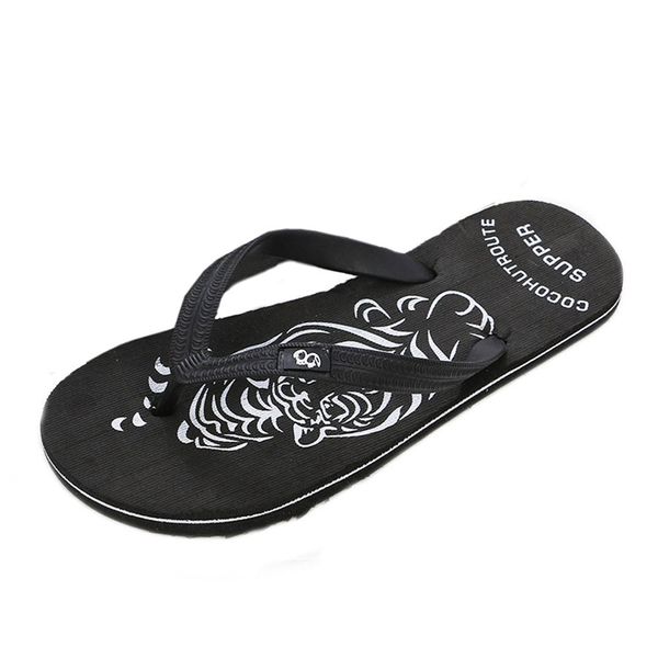 

siketu men's summer flip-flops slippers beach sandals indoor&outdoor casual shoes sandals men sapato masculino men chinelo a30 t04, Black