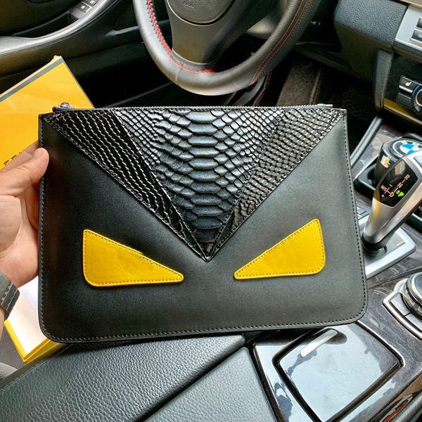 

ts eye wallet fashion chain planer sumptuous mens womens ladies handbags purses card package yellow black tsysbb243, Red;black