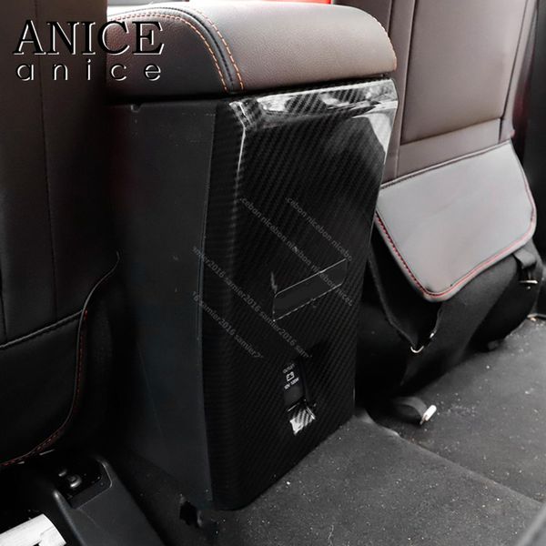 

carbon fiber color seat protector cover for mitsubishi eclipse cross 2018 2019 2020 abs