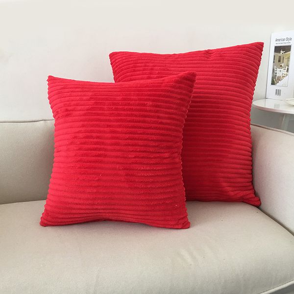 

2pcs new velvet pillow cover office car sofa leisure pillowcase home décor