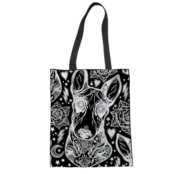 dog print bag