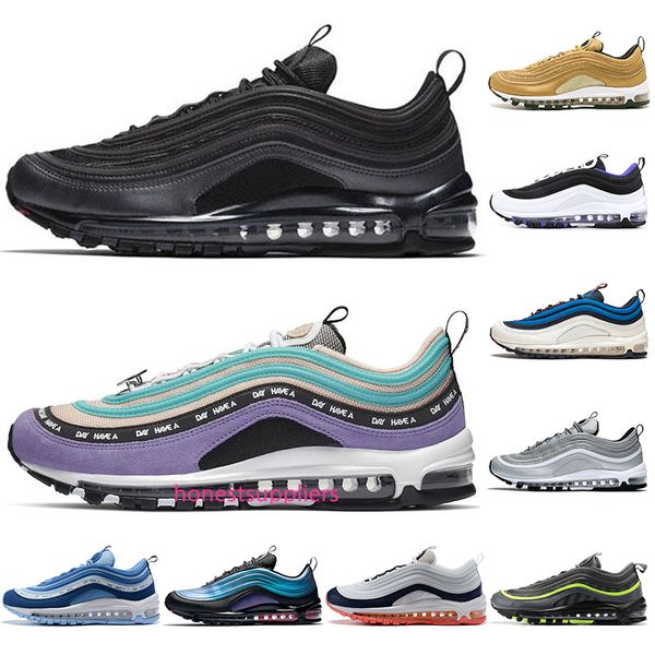 

men running shoes balck metallic gold have a nice day bright citron south beach prm yellow triple white designer women sports sneakers 36-45