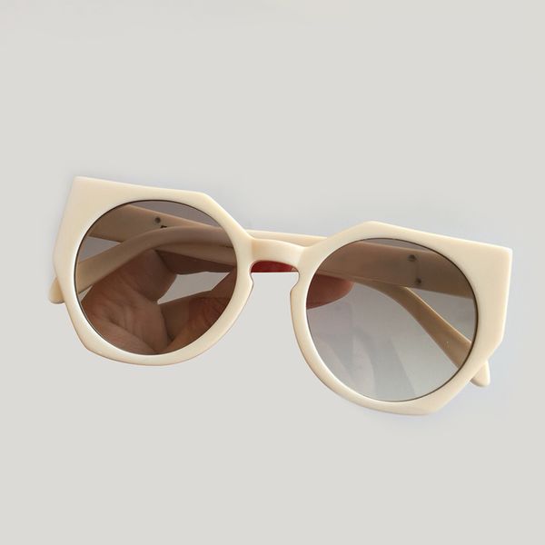 

women cat eye sunglasses 2019 fashion acetate frame eyewear feminino uv400 protection, White;black