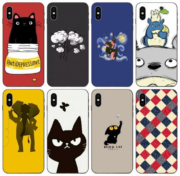 

[tongtrade] queen panda flower case for iphone 11 pro max x xs 8s 7s 6s 5s plus samsung j5 s10 huawei y5 p20 redmi note 7 case