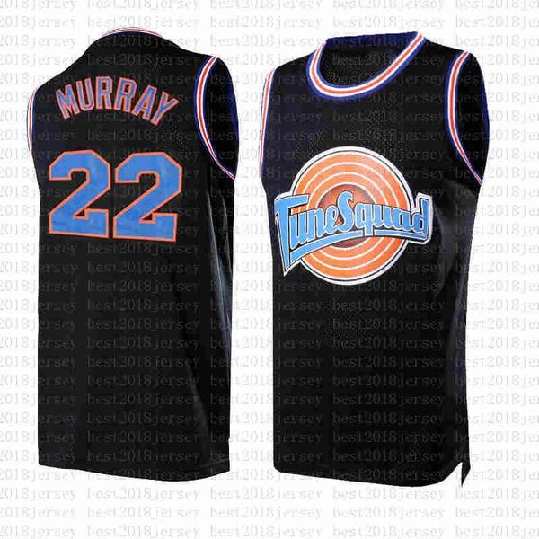 

white 22 bill murray squad space 2 jam bunny movie jersey michael 23 jd 10 lola basketball jersey ncaa, Black