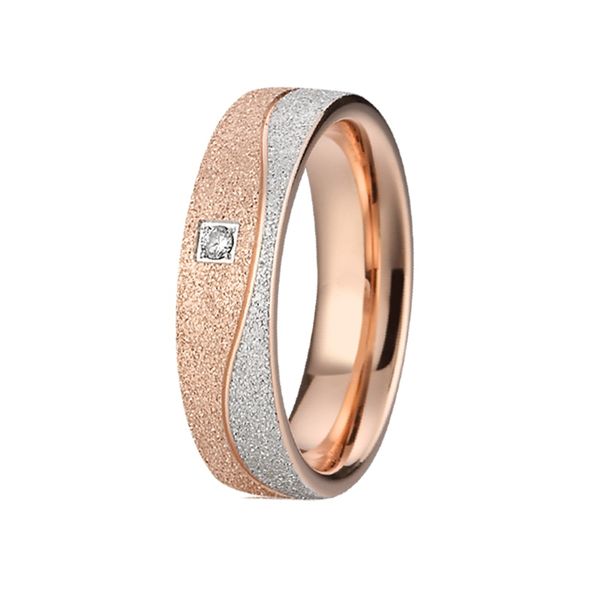 

unique shiny sands finishes laides vintage jewelry wedding rings for women, Slivery;golden