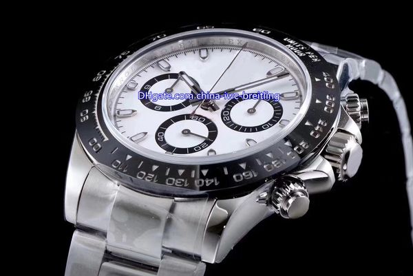 

2 color chronograph 40mm cosmograph 116500 116500ln ceramic sapphire swiss cal.4130 movement automatic mens watch watches, Blue;white