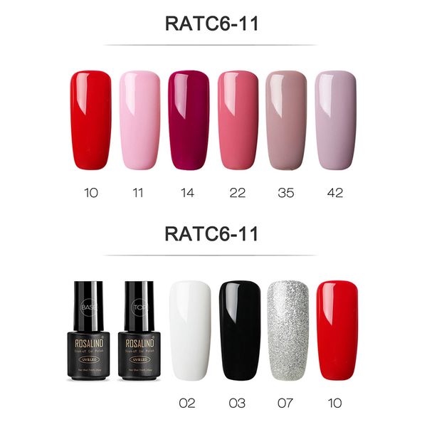 

6 pcs nail polish long lasting nail art varnish manicure quick dry gel lacquer 669