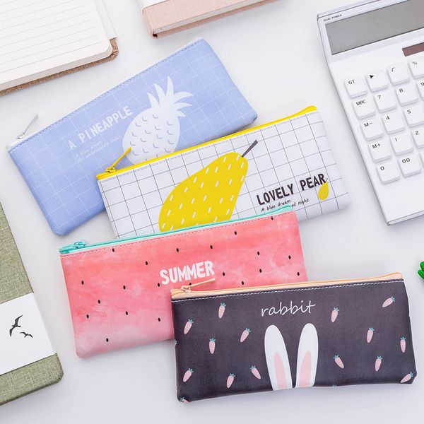 

fresh new pencil case creative cute pencil case square zipper