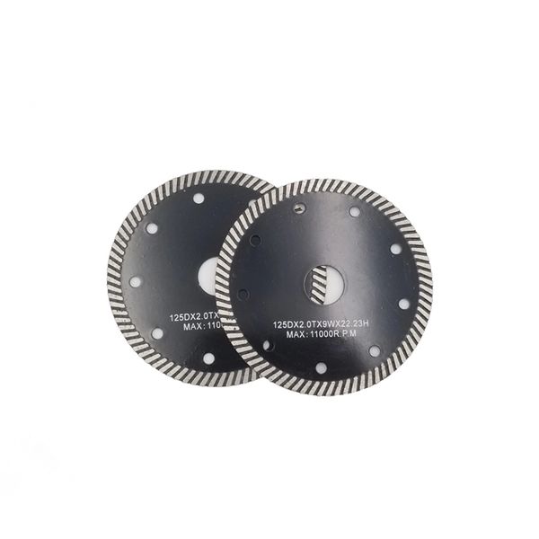 

d105-230mm pressed sintered continuous rim turbo diamond saw blades super thin diamond cutting disc for concrete and stone