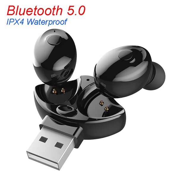 

Горячее надувательство XG17 TWS Bluetooth 5,0 наушников Мини Беспроводная гарнитура Earbuds С