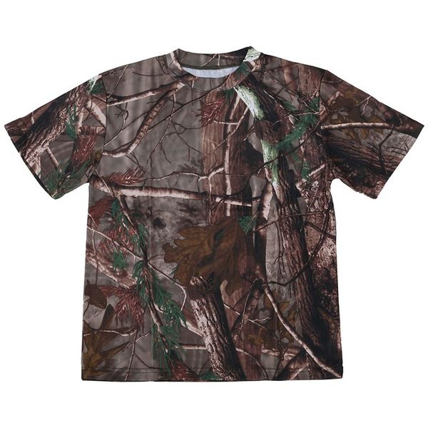 

new outdoor hunting camouflage t-shirt men breathable combat t shirt dry sport camo camp tees, Gray;blue
