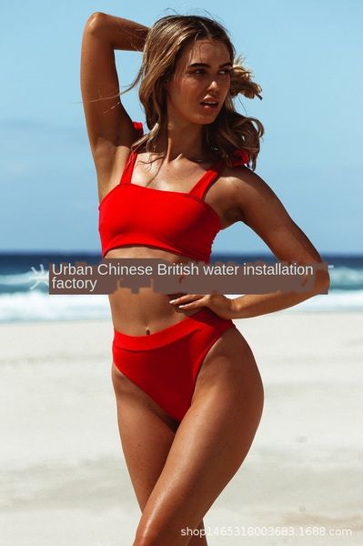 

2019 multicolor banding 2019 multicolor bikini swimsuit bikini banding swimsuit, White;black