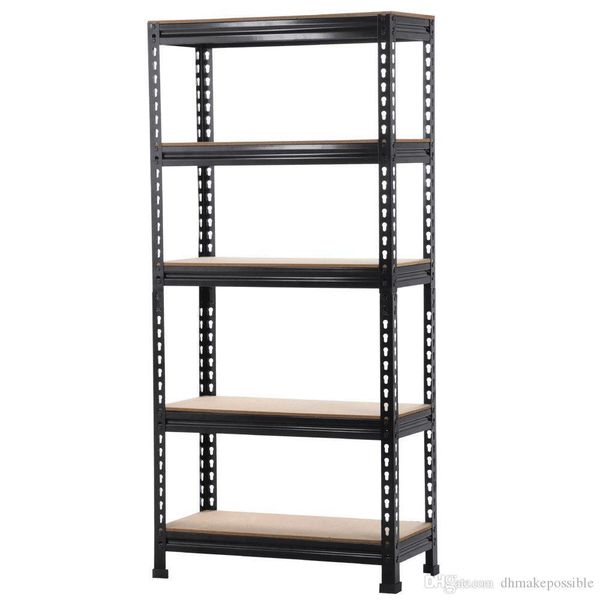 

хранение сверхпрочные полки garage сталь металла 5 уровня регулируемые полки стойку new