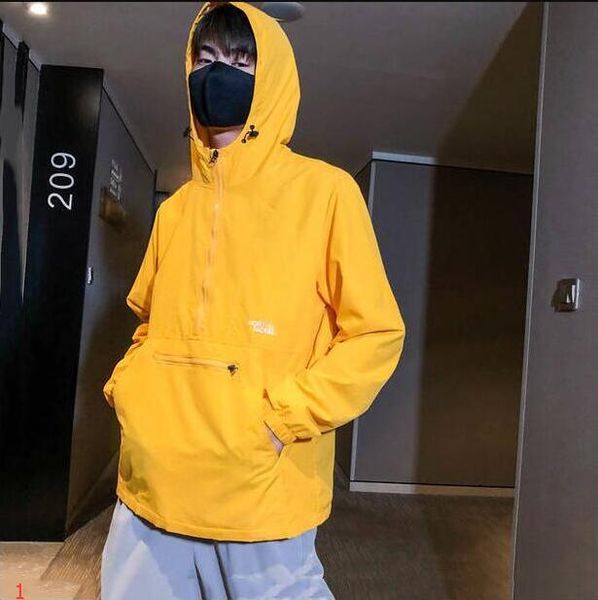 

men hoodie jacket hoodies north long sleeves fashion 2020 new style jackets street face jackets homme streetwear jackets asian size s-2xl, Black;brown