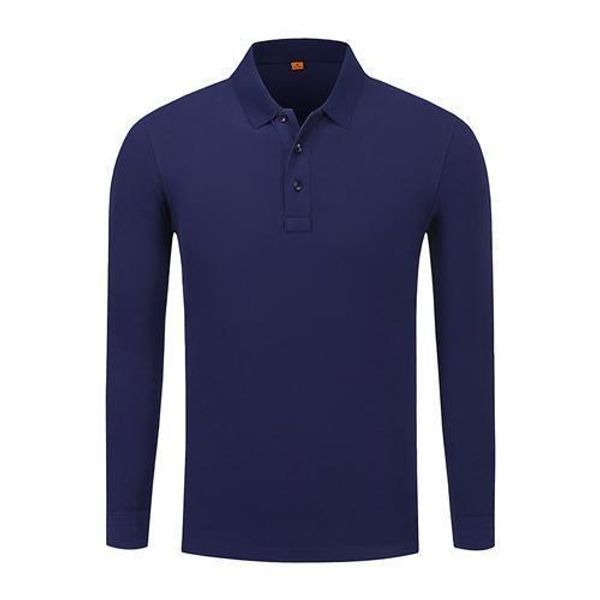 

2019 летняя мода мужские и женщины с длинным рукавом хлопок t-shirt фиолетового polo равномерной sd-7989-297, Black