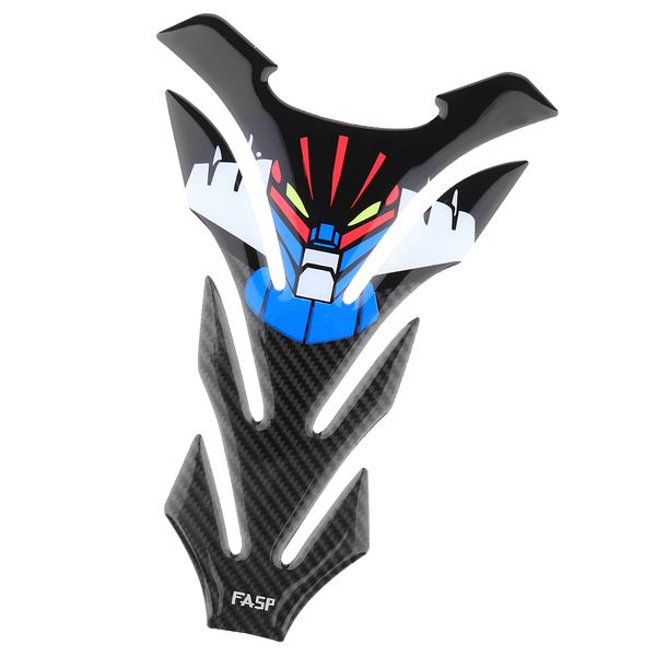

5d racing motorcycle oil gas tank protector sticker decal carbon fiber tq005