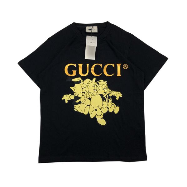 

casual designer men women shirts summer fashion luxury mens t-shirts outdoor streetwear brand tees hip hop mens clothing pig 2020692k, White