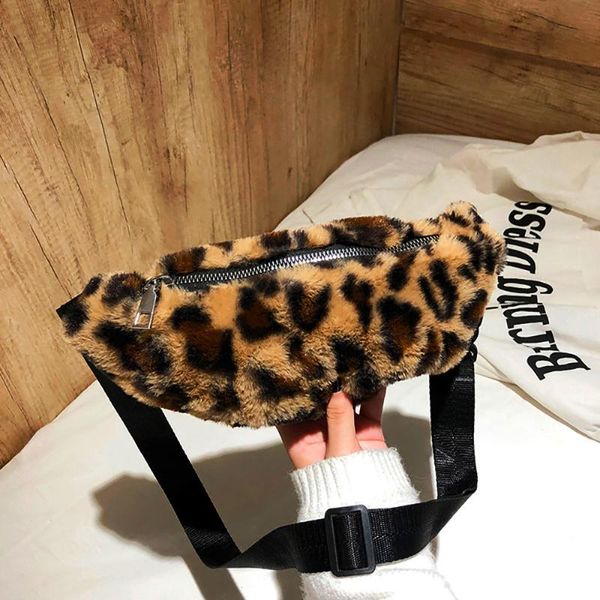 

женщина талии сумка открытый zipper леопардовый сумка спорт chest heuptas sac banana femme sac banane # t1p