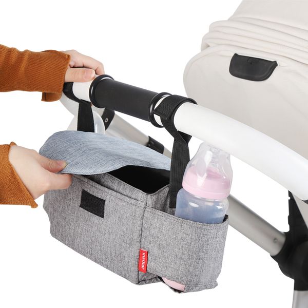 

baby stroller bag mummy diaper infant toddler nappy diaper bag multifunctional waterproof hanging basket storage feeding bottle
