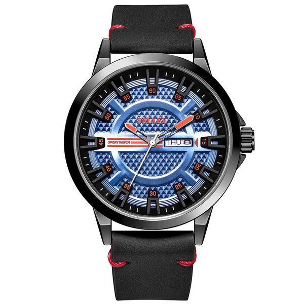 

2020 relogio masculino with date leather reloj hombre watch men erkek kol saati montre homme gifts, Slivery;brown