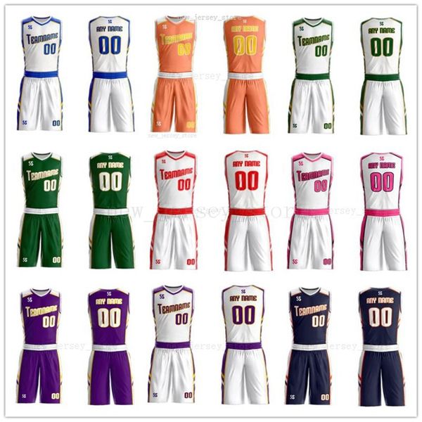 

customize any name any number man women lady youth kids boys basketball jerseys sport shirts as the pictures you offer zz0221, Black;red