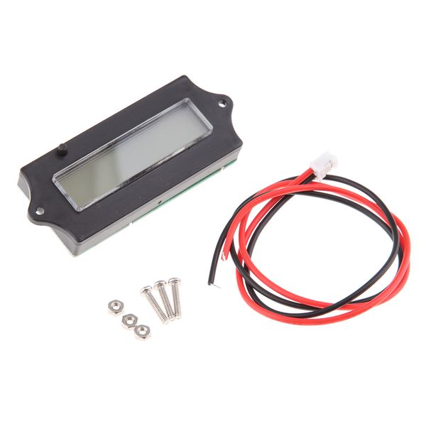 

battery capacity indicator voltmeter tester meter with led backlight gy-6a