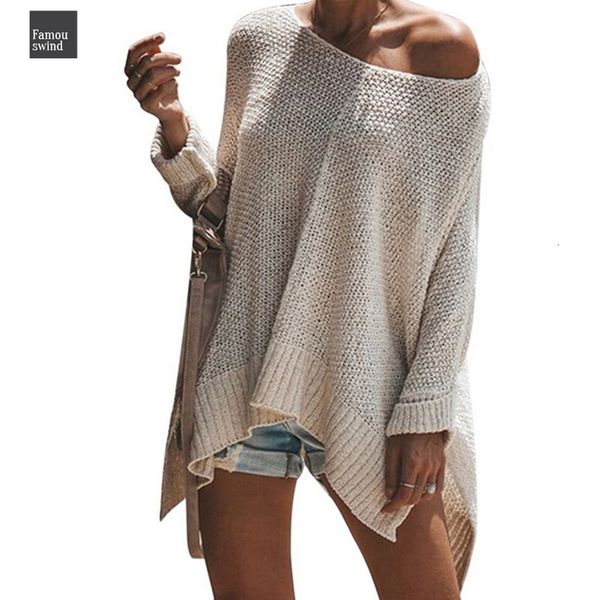 

color candy sweater women casual loose knitted off shoulder pullovers female ladies streetwear autumn winter sweater new, White;black