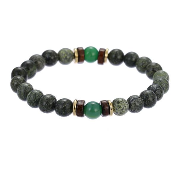 

charm bracelets fashion men bracelet natural moonstone bead tibetan buddha chakra lava stone diffuser jewelry, Golden;silver