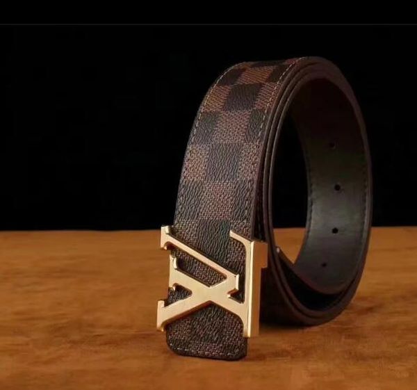 

5372 brand men belt 100 leather belt mooth buckle women and men genuine leather de igner belt 5517 for men 105cm 125cm, Black;brown