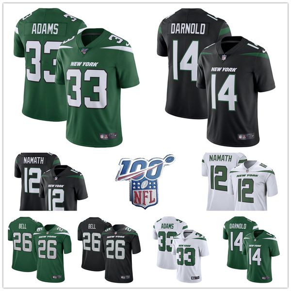 

Men 039 new york 33 jamal adam jer ey ny jet 14 am darnold joe namath leveon le 039 veon bell c j cj mo ley football jer ey
