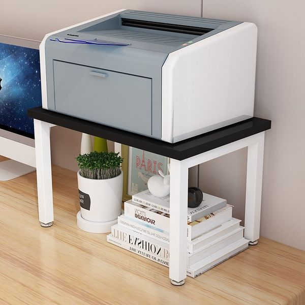 

creative deskdouble-deck receiving frame printer shelf placement frame simple office document shelf placing printer table