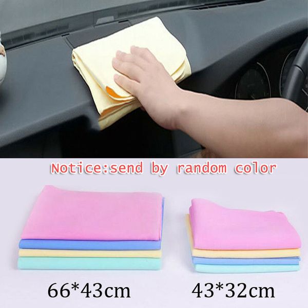 

66*43/43*32cm car cleaning absorbent towels pva soft drying washing cloth kitchen rag soft and delicate