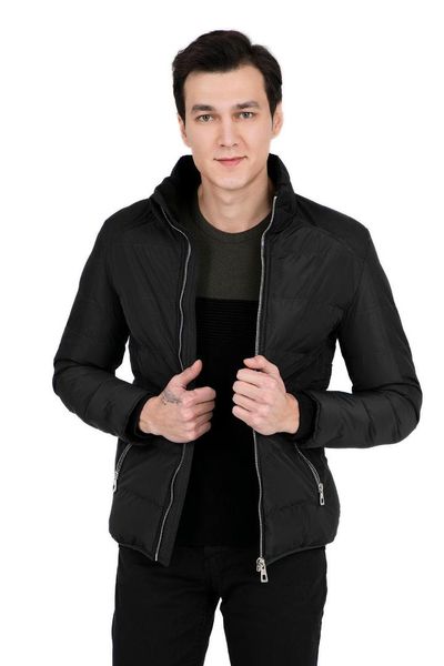 

pique inflatable coat male coat ron, Black;brown