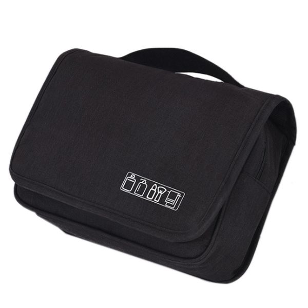 

portable cosmetic bag large-capacity simple multi-function storage bag outdoor travel hook wash
