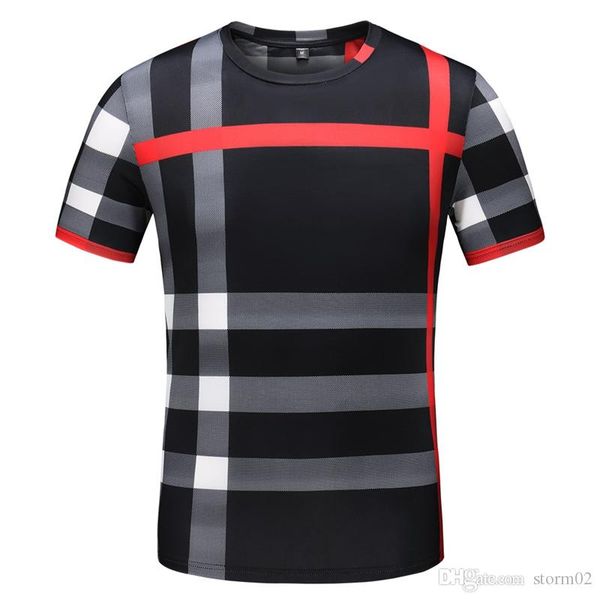 

19 ss summer t-shirt brand designer t-shirt, fashion printed short sleeve breathable 100% cotton t-shirt, White;black
