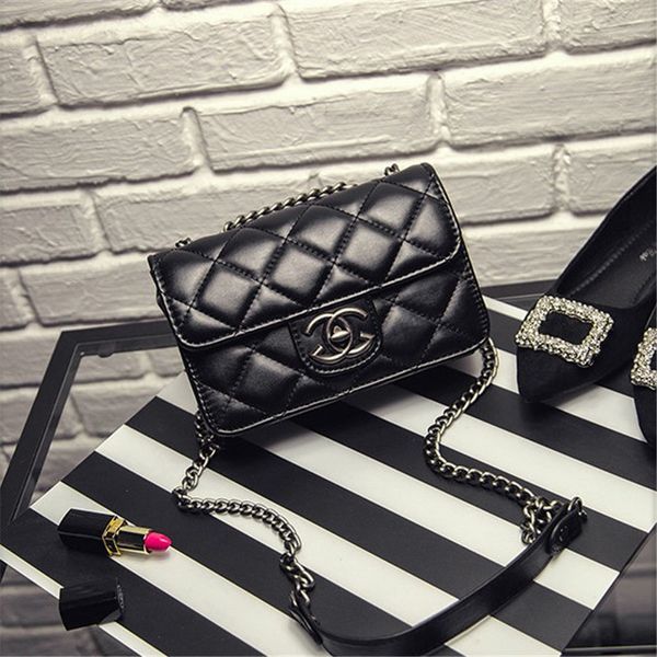 

small xiangfeng lingge chain bag women's bag 2019 new korean version messenger single shoulder with all kinds of fashionable
