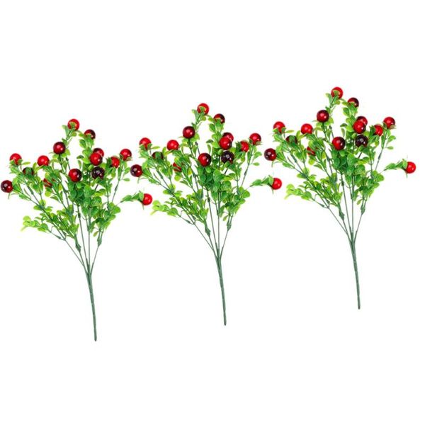 

3шт искусственные цветы моделирование растений поддельные цветочные орнаменты фотография реквизит декоративный цветок для украшения дома (кр