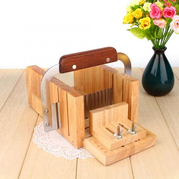 

handmade soap tool set wooden soap loaf mold cutter knife making supplies