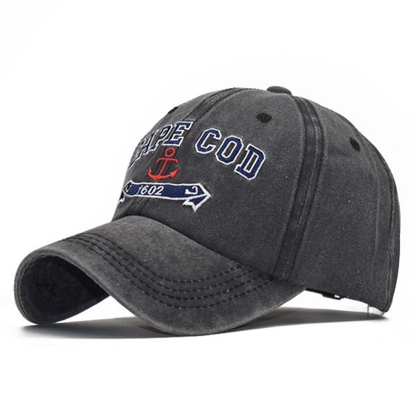 

summer new cotton stitching old washed baseball cap hat 3d three-dimensional embroidery adjustable sun hat cross-border, Black;white