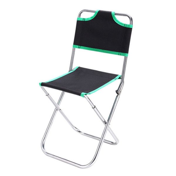 

outdoor foldable aluminum chair fishing chair folding chairs camping picnic beach travel portable(green