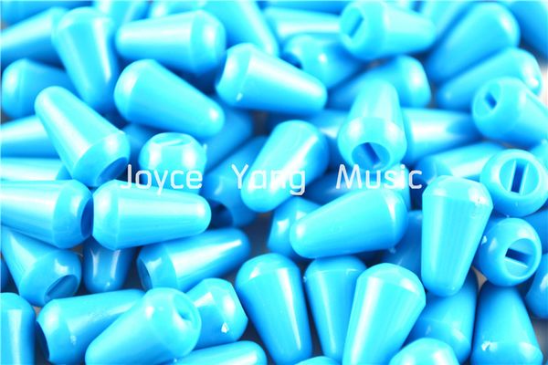 

niko 100pcs sky blue 5 way switch toggle tips caps knobs for fender strat style electric guitar wholesales