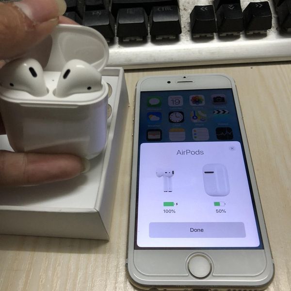 

With w1 chip airpod bluetooth ca e upercop double ear earphone work touch wirele headphone connect with icloud dhl