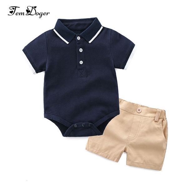 

tem doger baby clothing sets newborn baby boy clothes 2pcs sets summer infant boy tshirtsshorts outfits sets bebes tracksuit t194866909, White