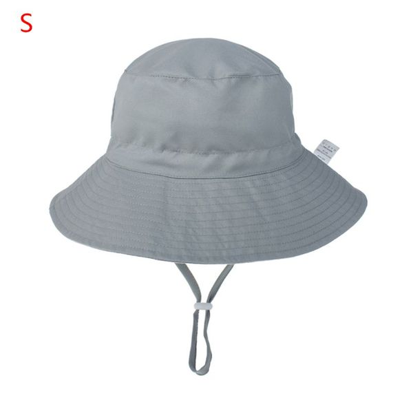 

adjustable baby sun hat toddler summer beach protection cap wide brim bucket hat k1kc, Yellow